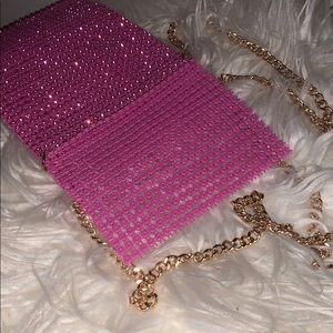 Pink crossover bag!